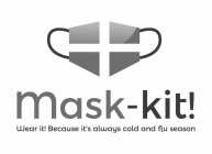 MASK-KIT! WEAR IT! BECAUSE IT'S ALWAYS COLD AND FLU SEASON