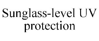 SUNGLASS-LEVEL UV PROTECTION