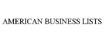 AMERICAN BUSINESS LISTS