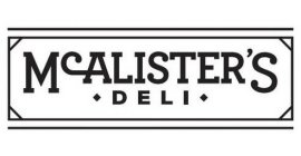 MCALISTER'S DELI