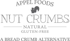 APPEL FOODS NUT CRUMBS NATURAL GLUTEN-FREE A BREAD CRUMB ALTERNATIVE
