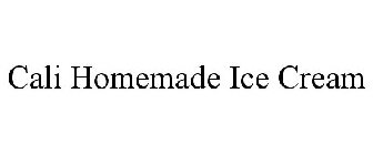 CALI HOMEMADE ICE CREAM
