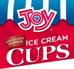 JOY CHOCOLATEY DIPPED ICE CREAM CUPS