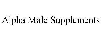 ALPHA MALE SUPPLEMENTS