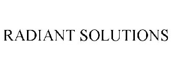 RADIANT SOLUTIONS