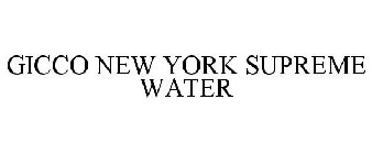 GICCO NEW YORK SUPREME WATER
