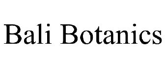 BALI BOTANICS