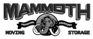 MAMMOTH MOVING STORAGE PROFESSIONAL COURTEOUS