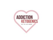 ADDICTION KETOGENICS EAT TO LIVE SOBER