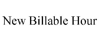 NEW BILLABLE HOUR