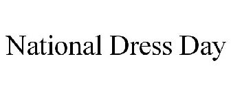 NATIONAL DRESS DAY