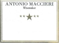 ANTONIO MACCIERI WINEMAKER