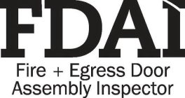 FDAI FIRE + EGRESS DOOR ASSEMBLY INSPECTOR