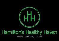 HHH HAMILTON'S HEALTHY HAVEN WHERE HEALTH BRINGS WEALTH