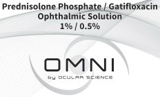 PREDNISOLONE PHOSPHATE / GATIFLOXACIN OPHTHALMIC SOLUTION 1% / 0.5% OMNI BY OCULAR SCIENCE