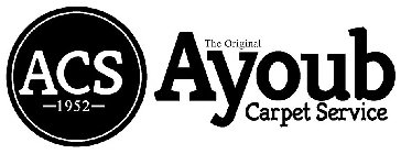 ACS - 1952 - THE ORIGINAL AYOUB CARPET SERVICEERVICE