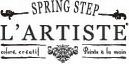 L'ARTISTE SPRING STEP COLORÉ CRÉATIF PEINTS À LA MAIN