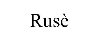 RUSÈ