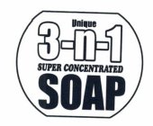 UNIQUE 3-N-1 SUPER CONCENTRATED SOAP