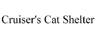 CRUISER'S CAT SHELTER