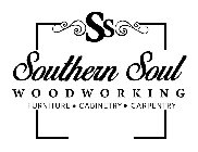 SS SOUTHERN SOUL WOODWORKING FURNITURE · CABINETRY · CAPRENTRY CABINETRY · CAPRENTRY