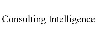 CONSULTING INTELLIGENCE