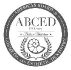 ABCED EST 2017 · AUTHOR AESTHETICA · AMERICAN BOARD OF COSMETIC AND ESTHETIC DENTISTRY