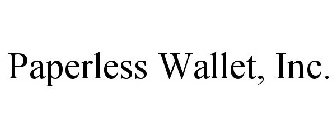 PAPERLESS WALLET, INC.