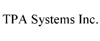 TPA SYSTEMS INC.