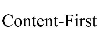 CONTENT-FIRST