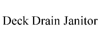 DECK DRAIN JANITOR