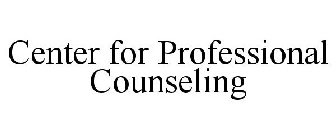 CENTER FOR PROFESSIONAL COUNSELING
