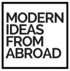 MODERN IDEAS FROM ABROAD