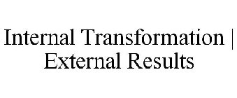 INTERNAL TRANSFORMATION | EXTERNAL RESULTS