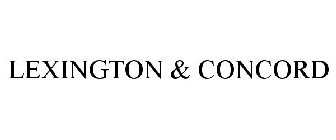 LEXINGTON & CONCORD