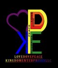 LDPKE LOVE DOVE PEACE KINGDOM ENTERPRISES LOVEDOVEPEACE KINGDOMENTERPRISESLLC