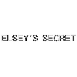 ELSEY'S SECRET