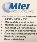 MIER PRODUCTS, INC.