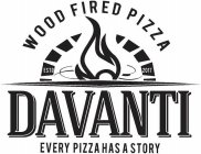 DAVANTI WOOD FIRED PIZZA ESTD 2017 EVERY PIZZA HAS A STORY
