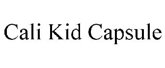 CALI KID CAPSULE