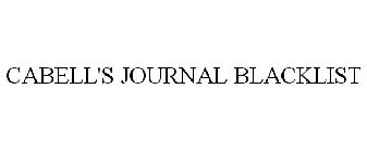 CABELL'S JOURNAL BLACKLIST