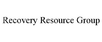 RECOVERY RESOURCE GROUP