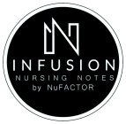 N INFUSION NURSING NOTES BY NUFACTOR