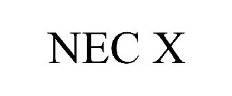 NEC X