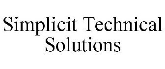 SIMPLICIT TECHNICAL SOLUTIONS