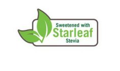 SWEETENED WITH STARLEAF STEVIA