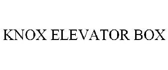KNOX ELEVATOR BOX