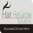 HAIR REGROW SOLUTIONS SUCCESS GROWS HERE