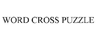 WORD CROSS PUZZLE