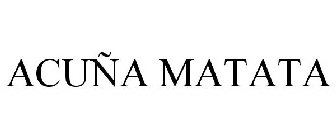 ACUÑA MATATA
